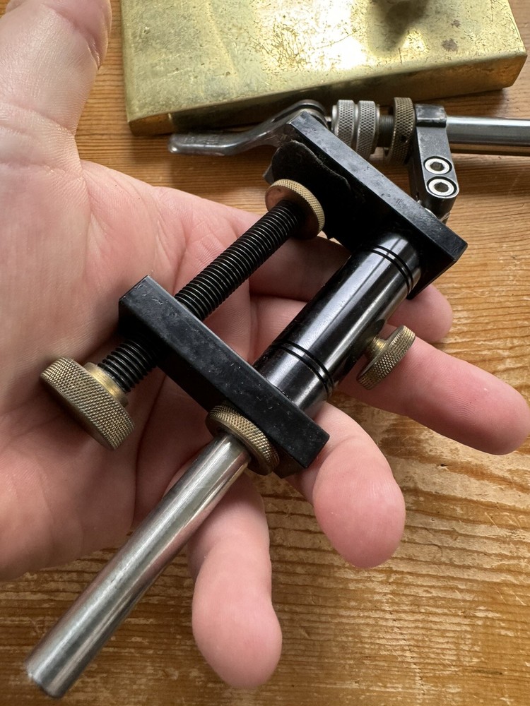 HMH API Fly Tying Vise W/ Brass Base ( J. Weaver & Son ) Engraved