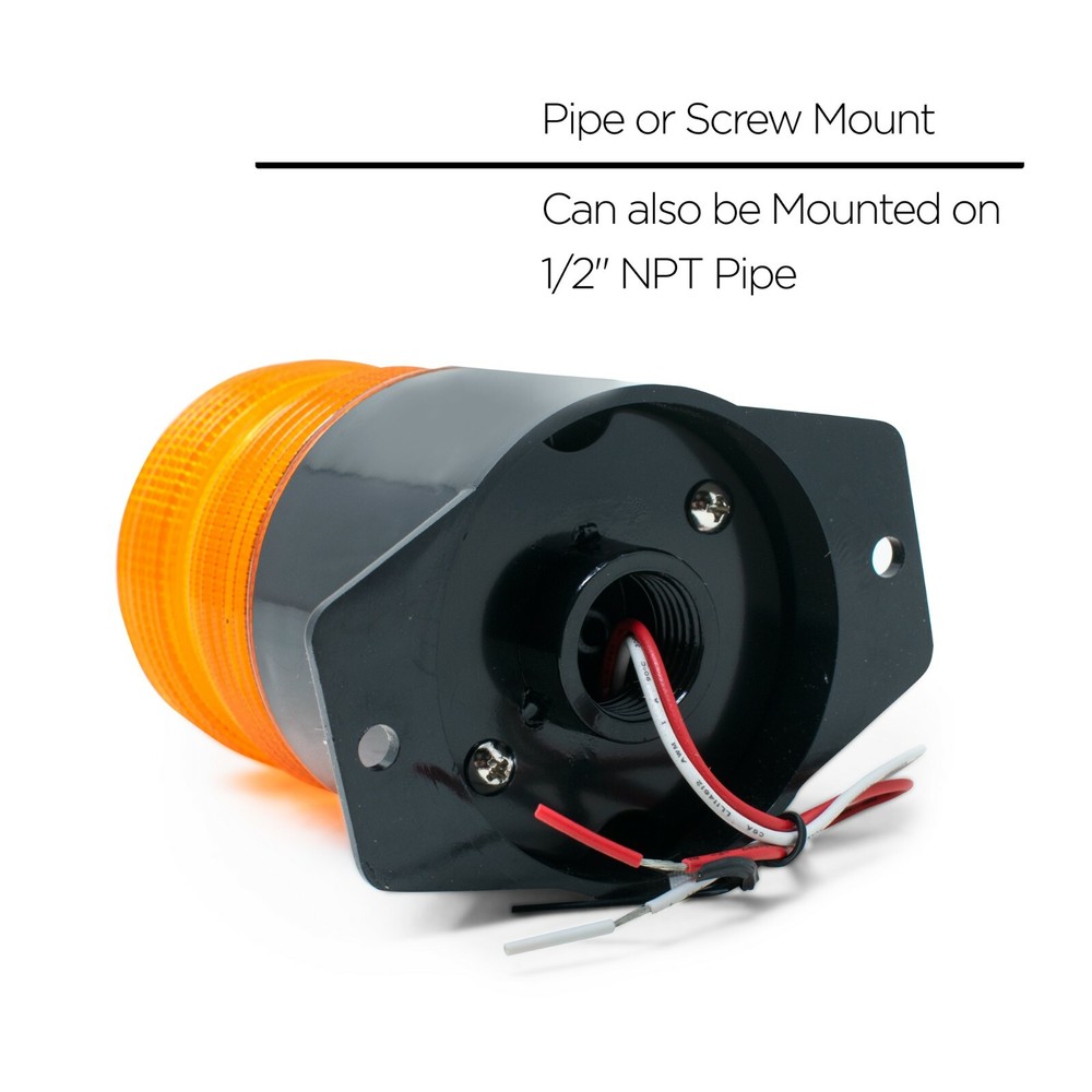 ProLED 4621APM 1/2" Pipe Mount or Screw Mount LED Flashing Light