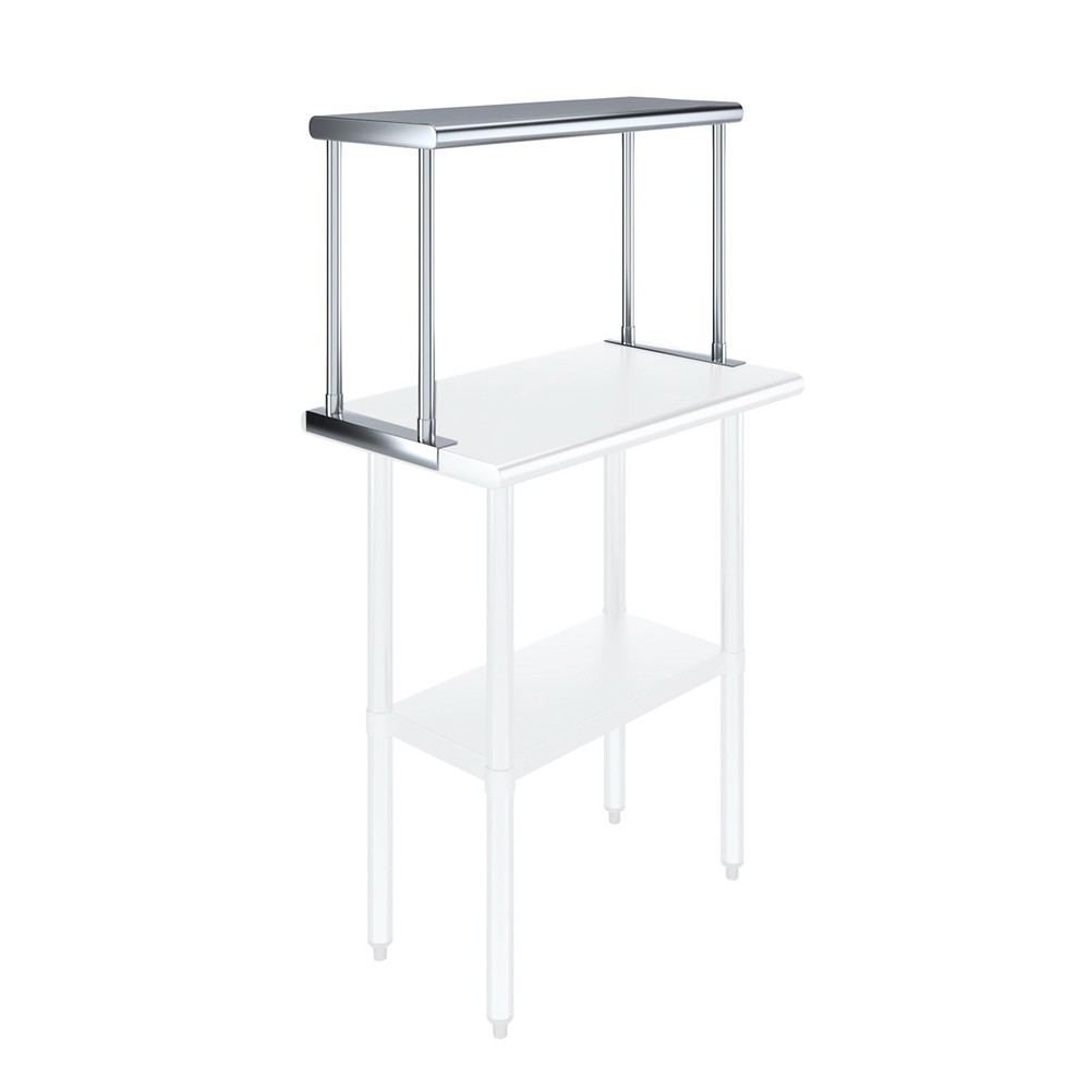Stainless Steel Single Tier Overshelf