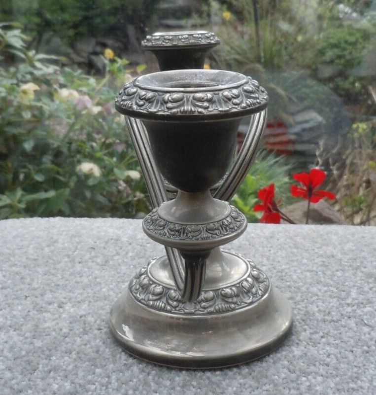 Silver Plated 2 arm Candelabra by Ianthe.