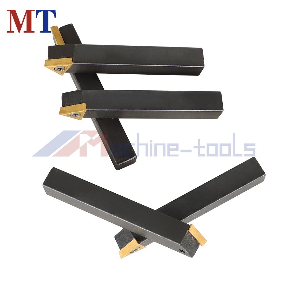 5 Pc 1/2 Inch Carbide Indexable Turning Tool Lathe Tool Bit With Carbide Inserts