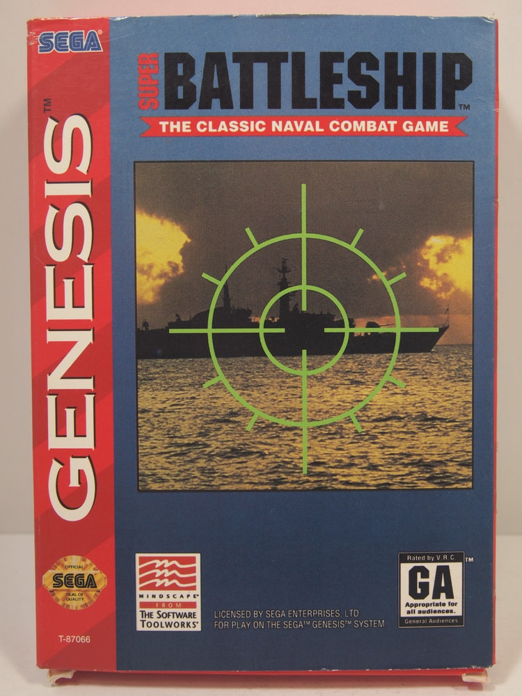 Super Battleship Case (SEGA Genesis) Authentic BOX ONLY