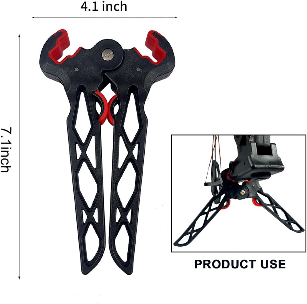 Archery Bow Stand Folding Compound Stands Jack Limbs Clamp Black