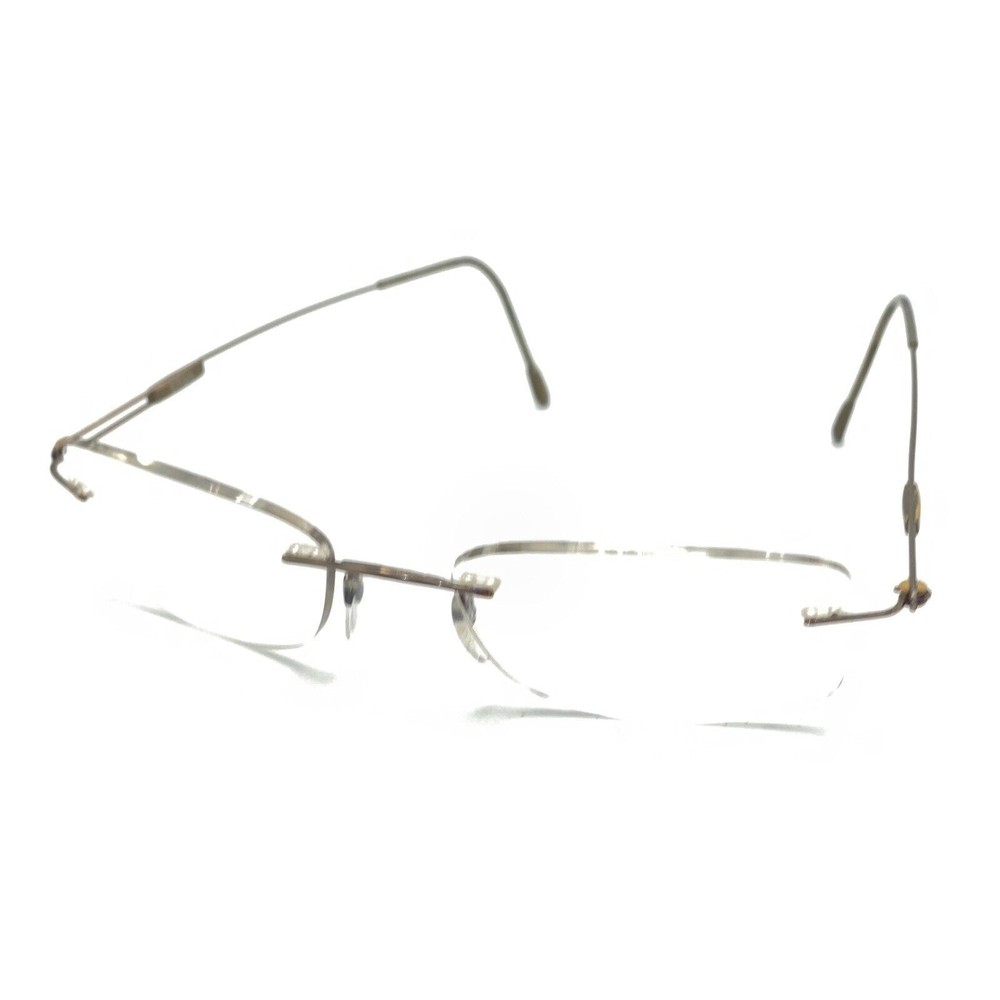 Silhouette Titanium Copper Bronze Rimless Eyeglasses Frames Austria Designer
