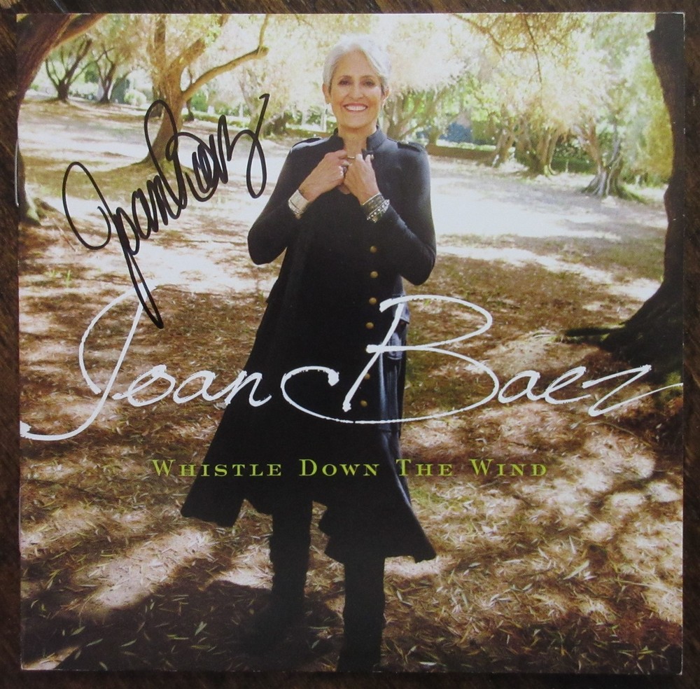 Joan Baez Signed CD Booklet - Beckett BAS