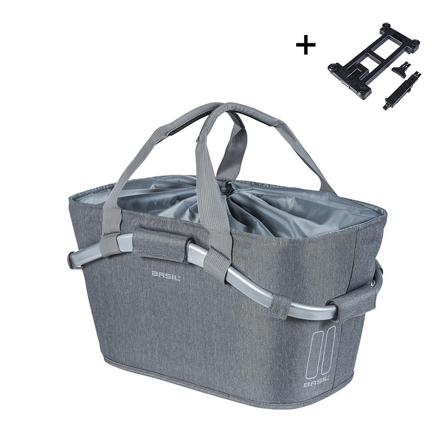 New Basil 2Day Carry all Basket Rear Grey