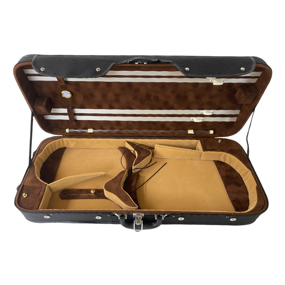 Double Violin Case Viola Case Wooden Struct Adjustable Size Violin Box Strong