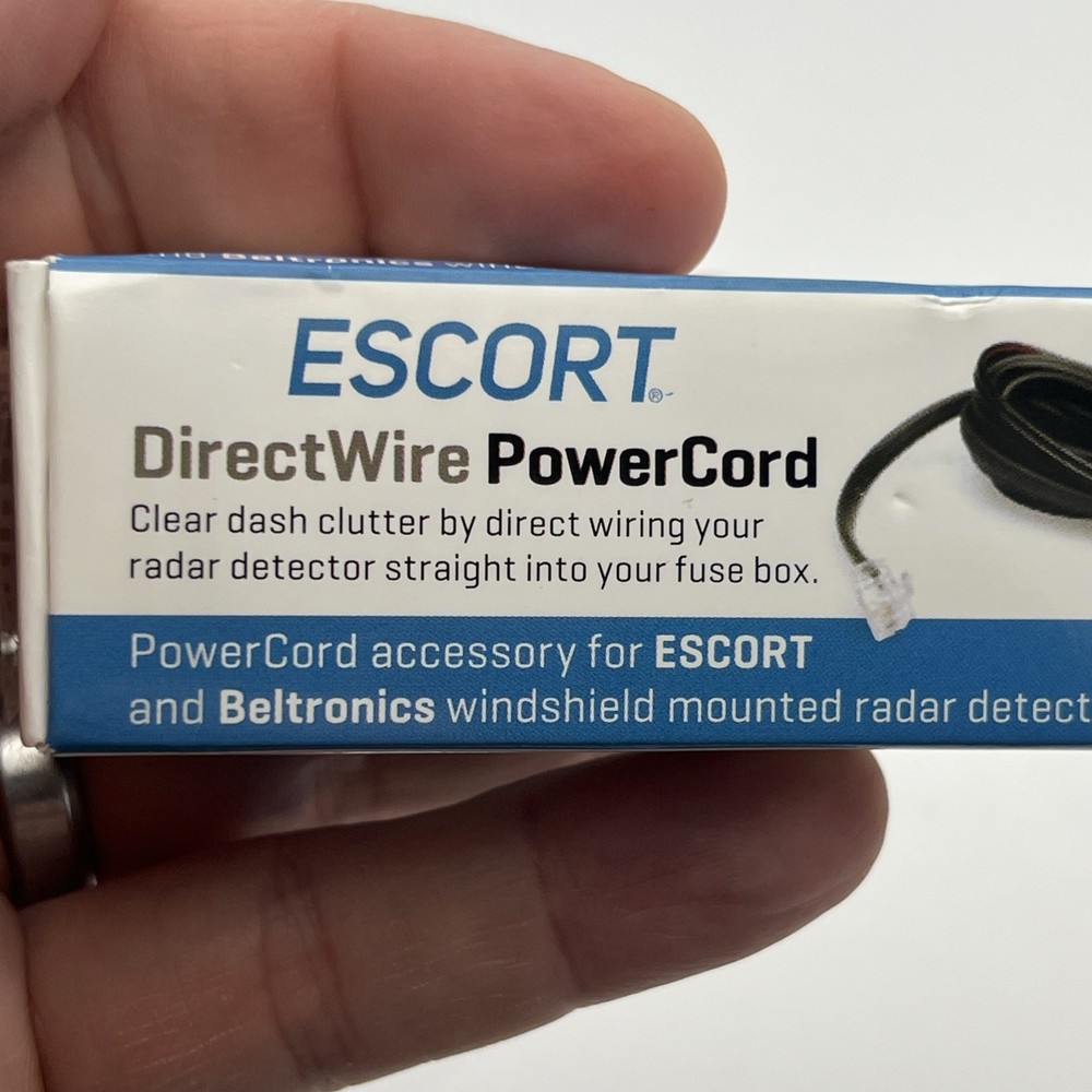 Escort Radar Direct Wire Radar Detector Power Cord