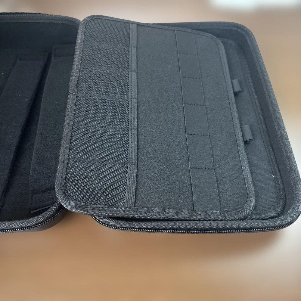 ProCase Gadget Pouch, Waterproof EVA Material, Large Capacity, 3-Layer