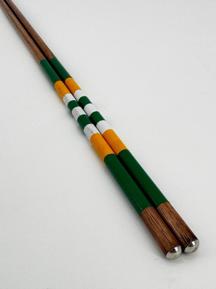 Golf Hickory Alignment Sticks Green Yellow White