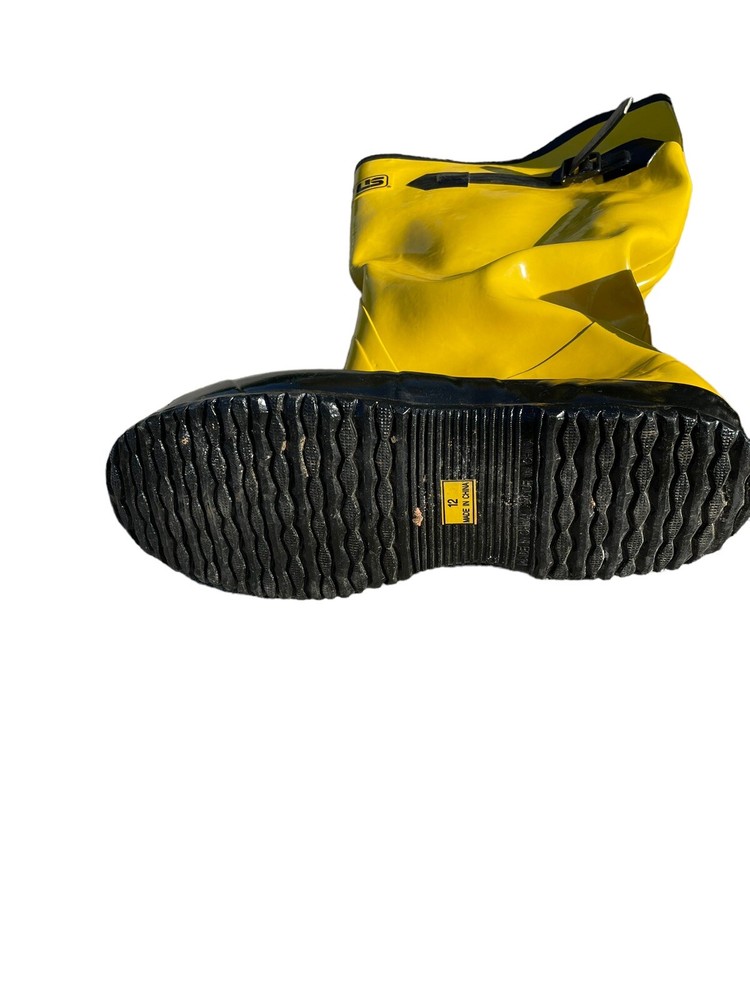 Servus Rubber Boots Mens Protective Overboot A380 Yellow SIZE 12