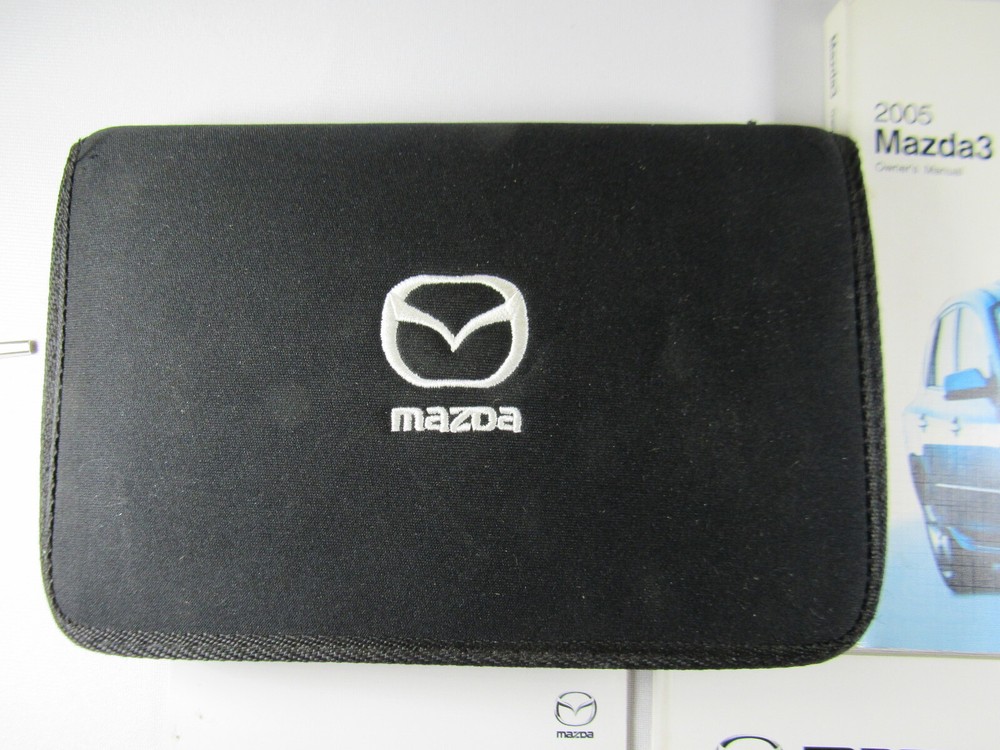 2005 Mazda 3 Owners Manual Book