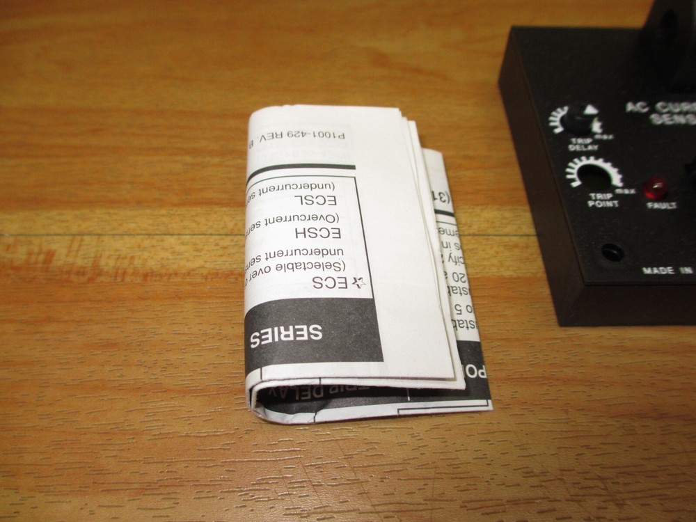 SSAC ECSH42AC *NEW* AC Current Sensor Solid State Control Time Delay 120VAC