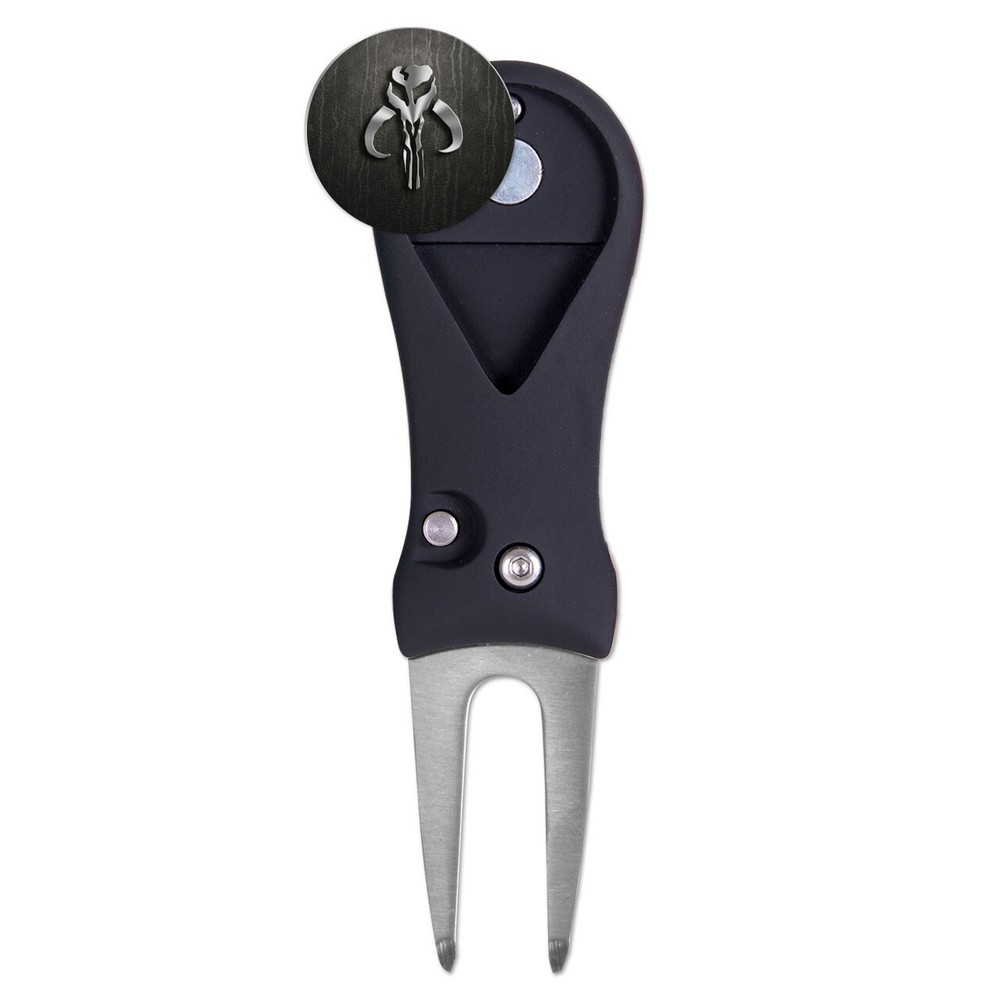 Mandalorian Logo Golf Ball Marker +Switchblade Divot Tool Star Wars