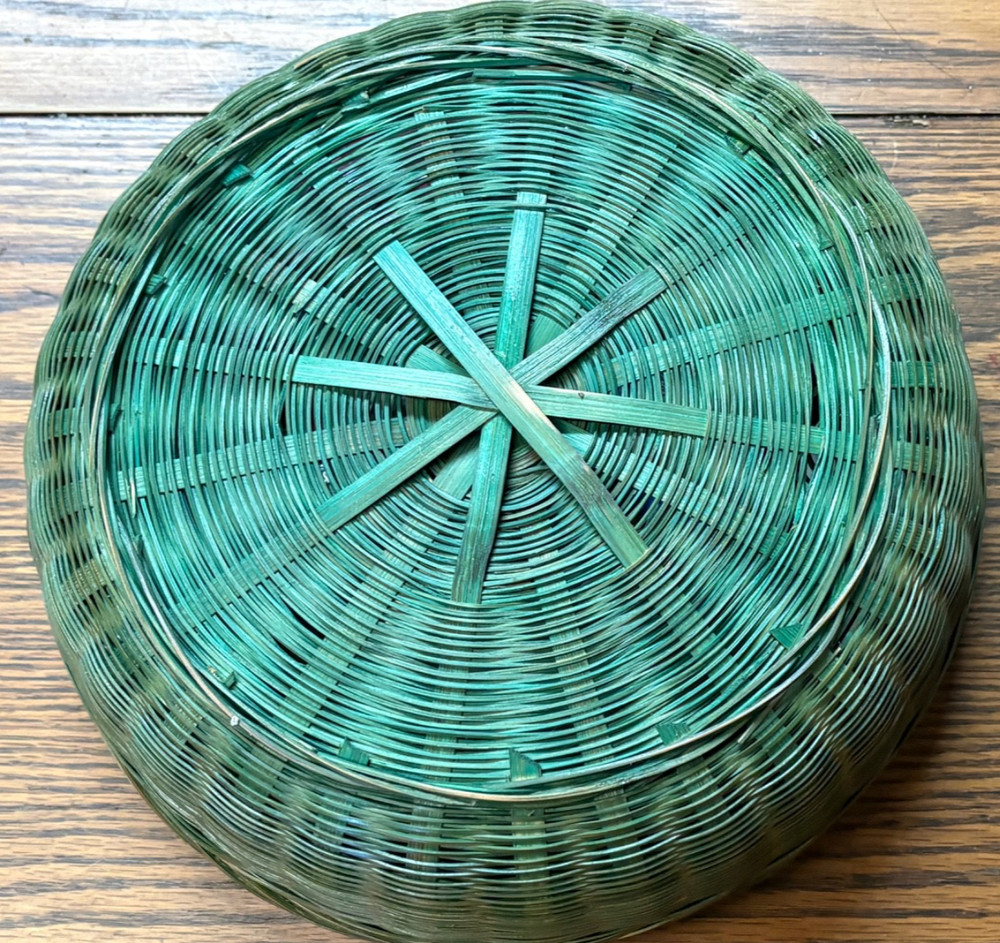 Two Woolen Sewing Basket with Sewing Notions