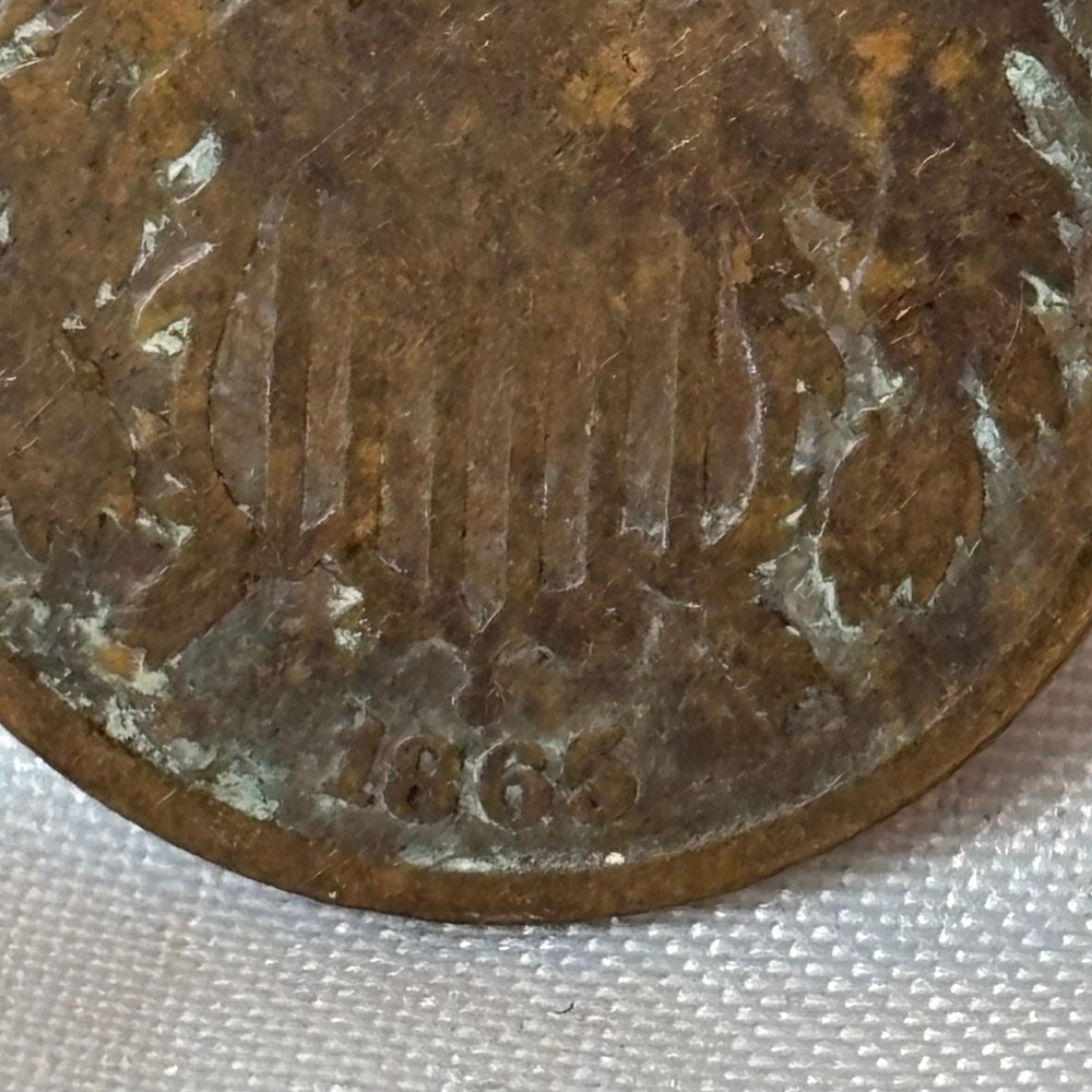 1865 & 1868 Two Cent Piece Lot