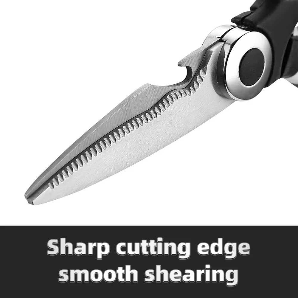 Multi -functional Kitchen Shears Heavy Duty Scissors for Meat Fish Chicken Bones