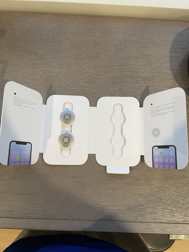 Apple AirTag Tracker 2-Pack- MX542AM/A A2187 1st Generation