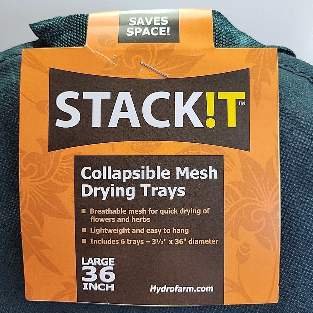 Stack It Collapsible Mesh Drying Rack 6 Tier 36" Professional Grade New/ Package