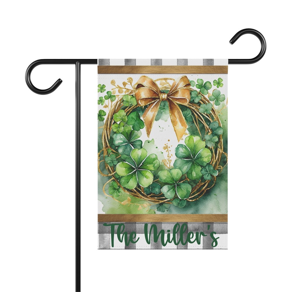 Personalized St Patrick's day Flag | Personalized House Flag