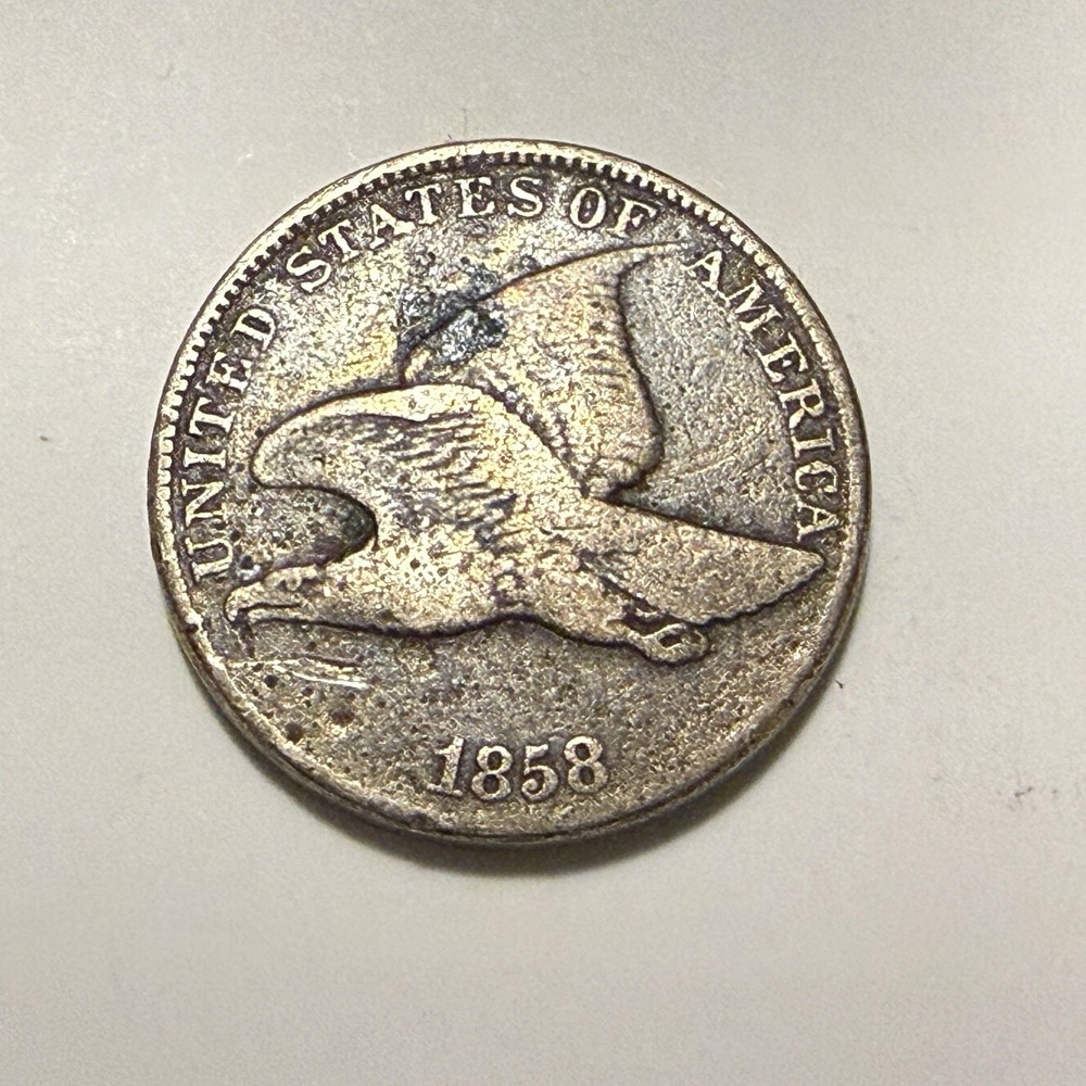 1858 1C Flying Eagle Cent