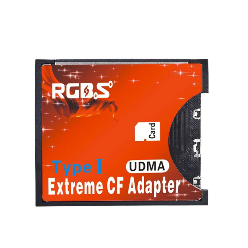SDXC SDHC SD MMC to CF Extreme Compact Flash Memory Card Reader Adapter Type I