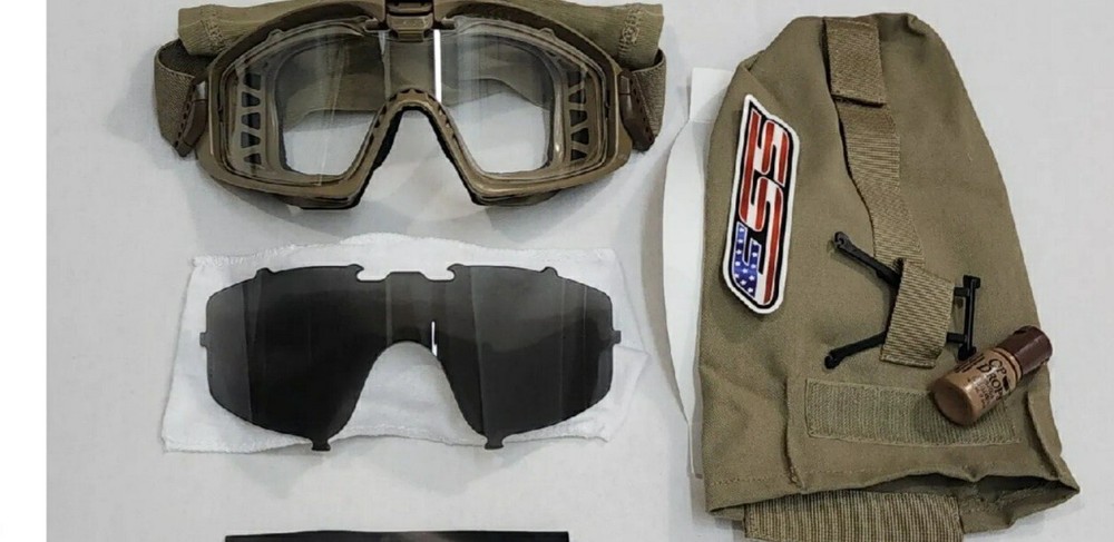 ESS Influx Adjustable Ventilation System Ballistic Goggle Terrain Tan EE7018-04