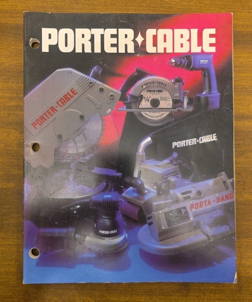 1993 Porter Cable Catalog Professional Power Tools 127 Pages Paperback