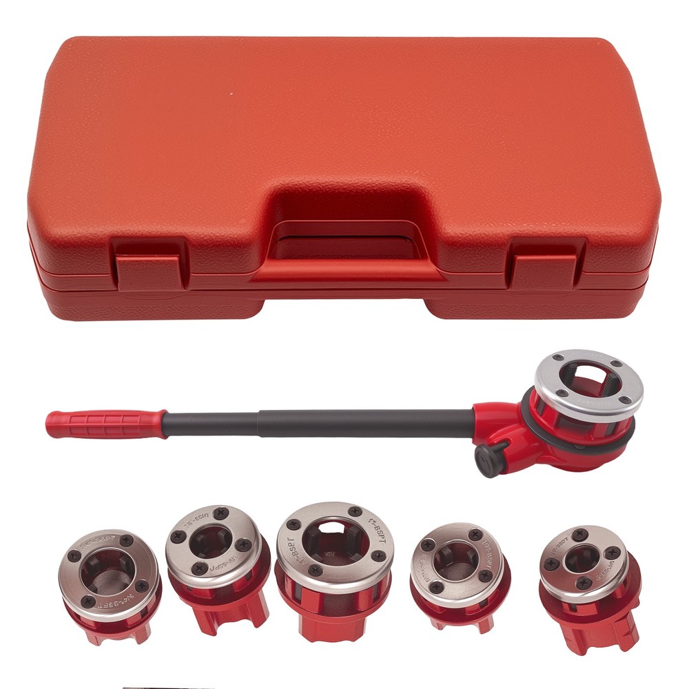 Ratchet Pipe Thread Threader Die Handle Tube Lengthening Bar Tool Kits 3/4'' New