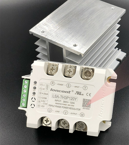 1pcs 380V 15~200A Three-phase AC voltage regulating module solid state relay