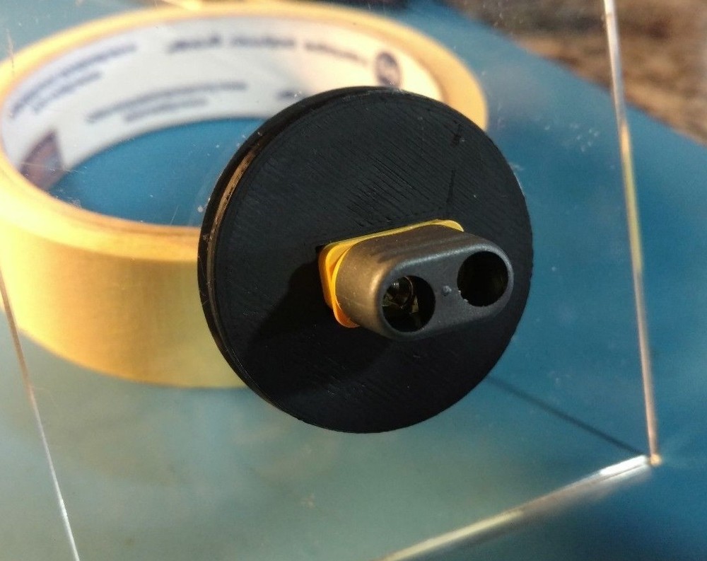 Threaded Panel Mount Adapter, XT60H / XT60I Connector