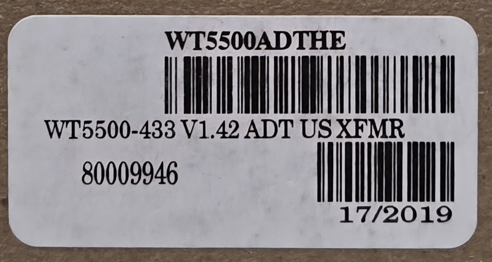 New WT5500-433 WT5500 - DSC Wireless Keypad w/ Transformer