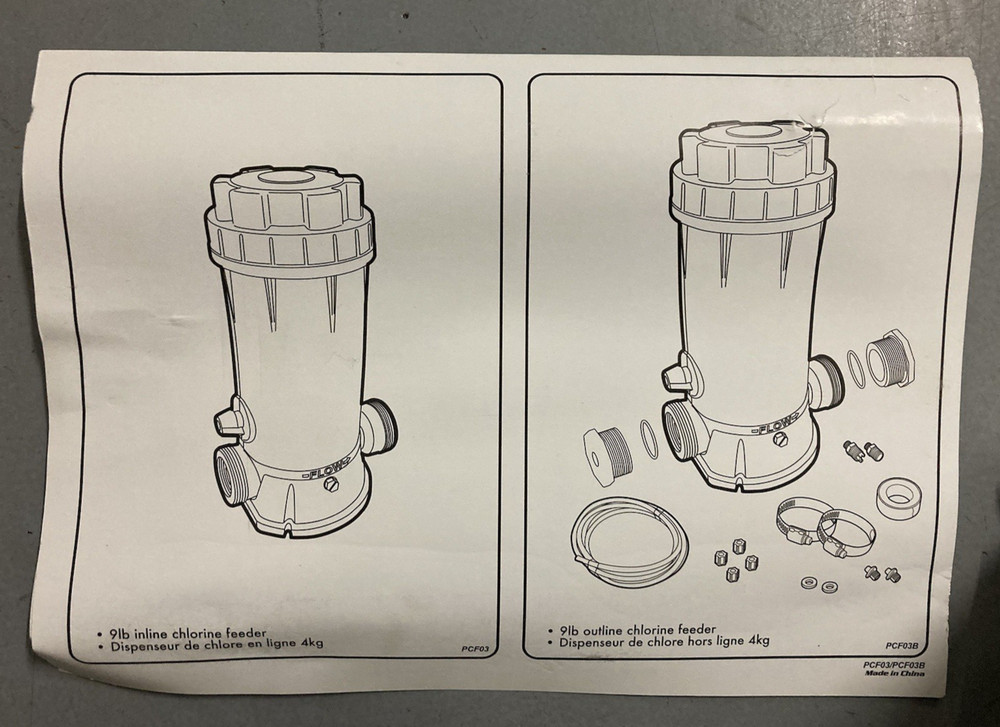 Foinwer CL220 9lb InLine Chlorine Feeder