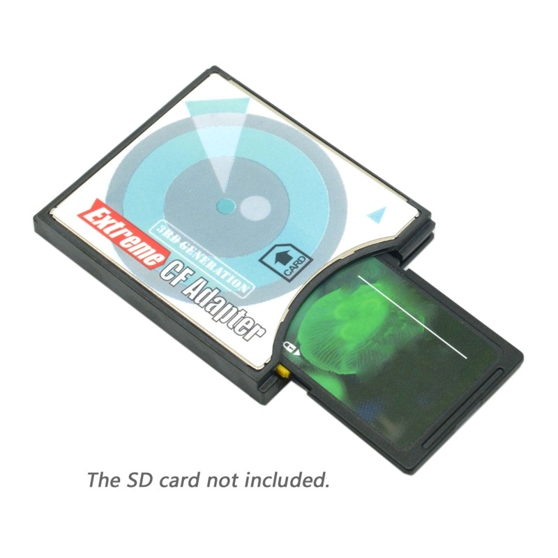 Extreme CF for MMC Adapter to Compact Flash Type II Reader Sleeve for -DSLC P