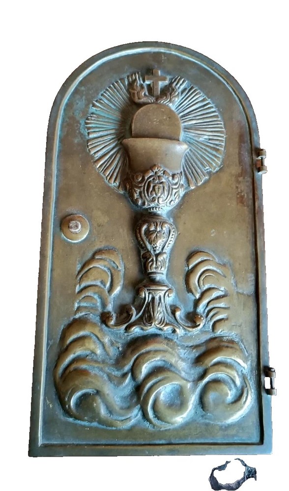 Sacred Art Ancient Solid Bronze Door Ihs