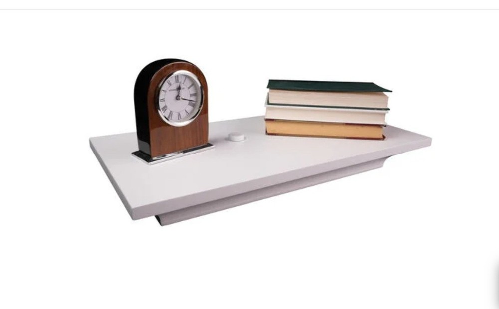 LOCKDOWN In Plain Sight Shelf with Discreet Design White