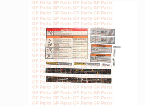 JLG 1001108725, DECAL KIT - PLATFORM, 450AJ
