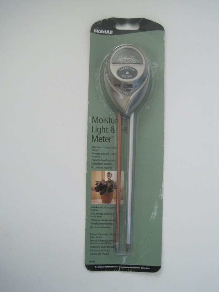 Hold All Moisture Light And PH Meter NIP