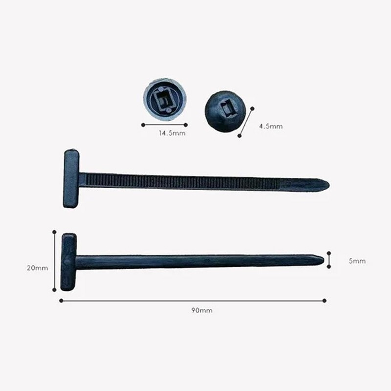 50 pcs Nylon Universal Cable Tie Buckle