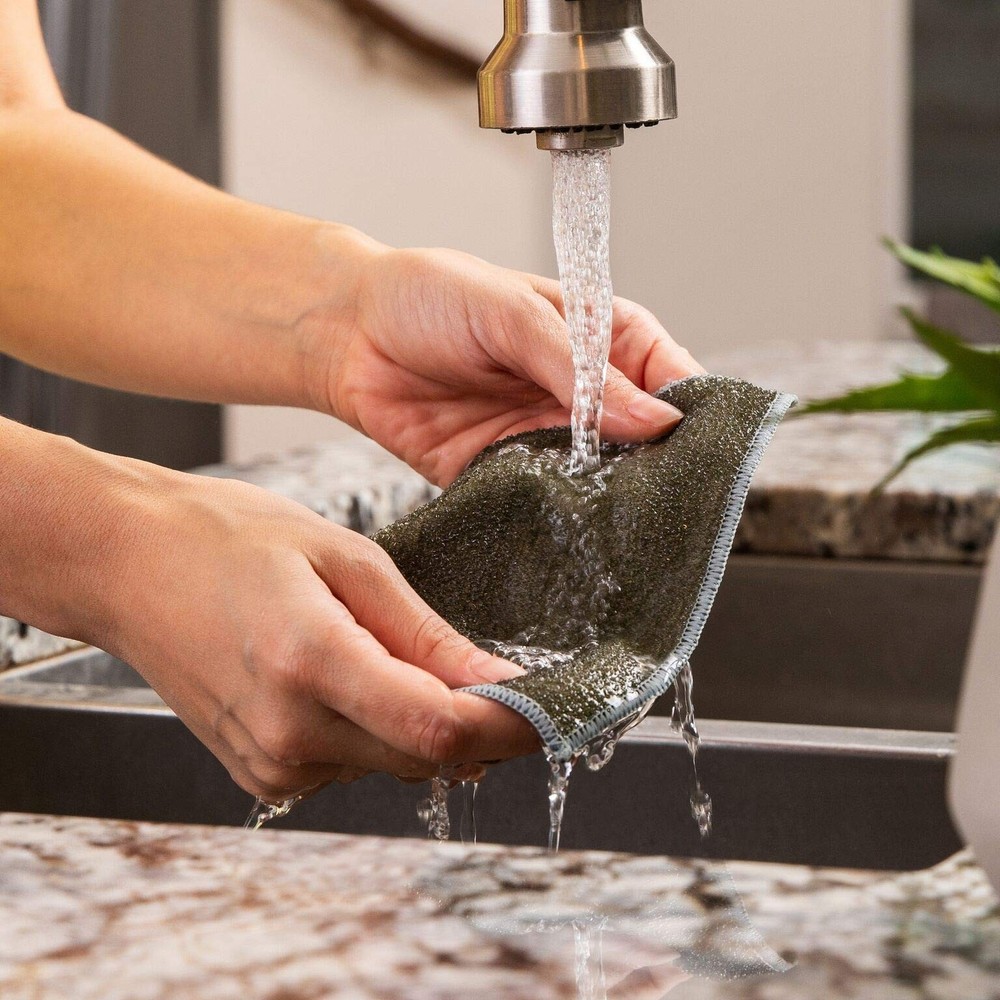 Microfiber Dish Cloths | Scrubs & Cleans: Dishes, Sinks, Counters, Stove Tops...