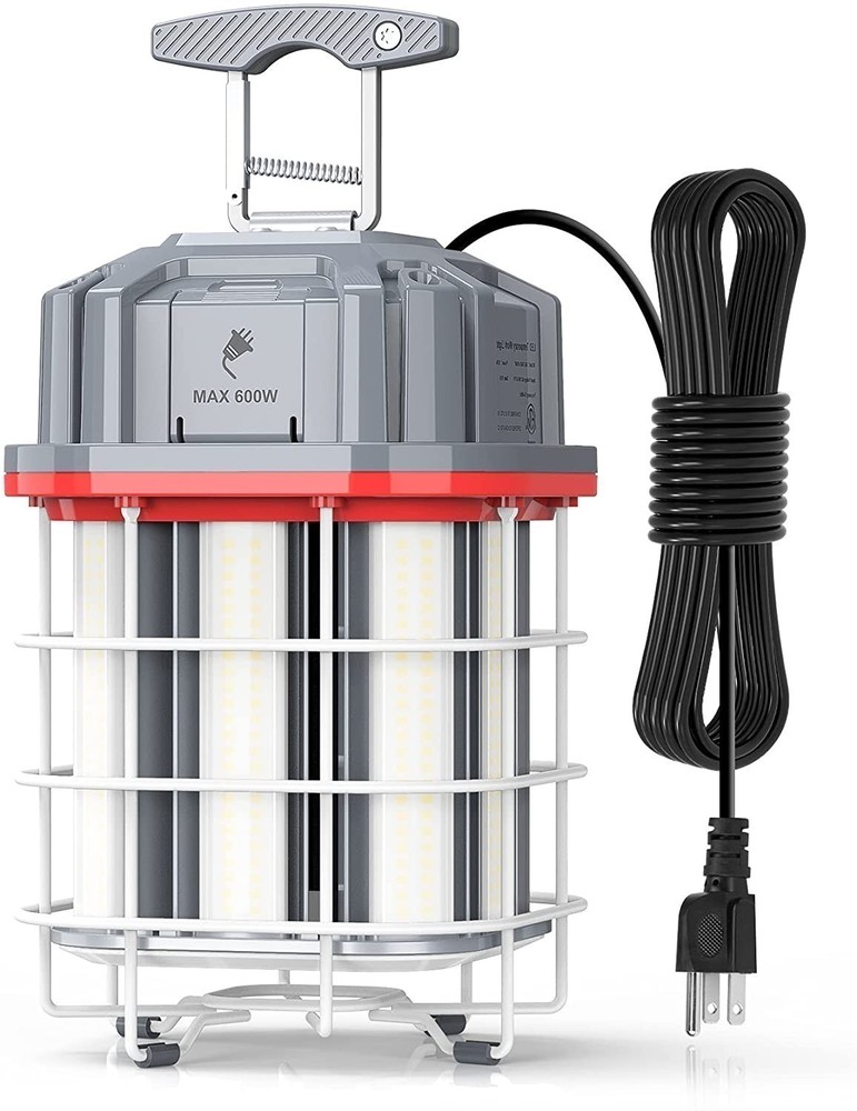 80W LED Temporary Work Light Linkable Constructions Jobsite Industrial Lighting