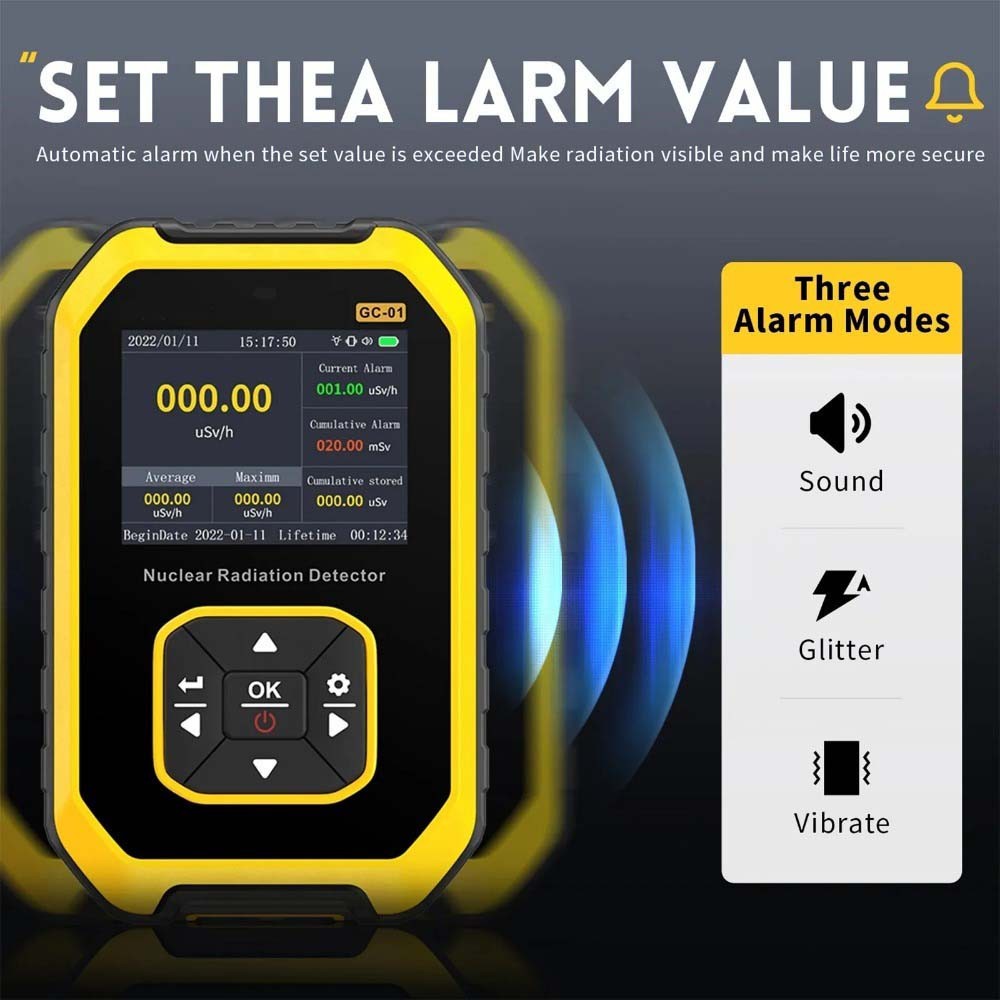 Multi-Functional Radiation Dosimeter Suitable for Ceramic Tile & Marble Testing