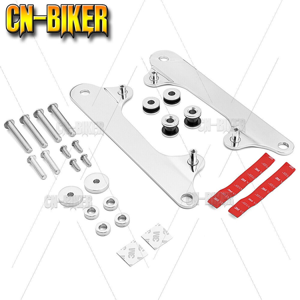 Backrest Sissy Bar Chrome Docking Hardware For Harley Dyna Switchback FLD 2012+