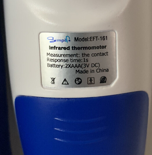 Infrared Thermometer, Ear and Forehead