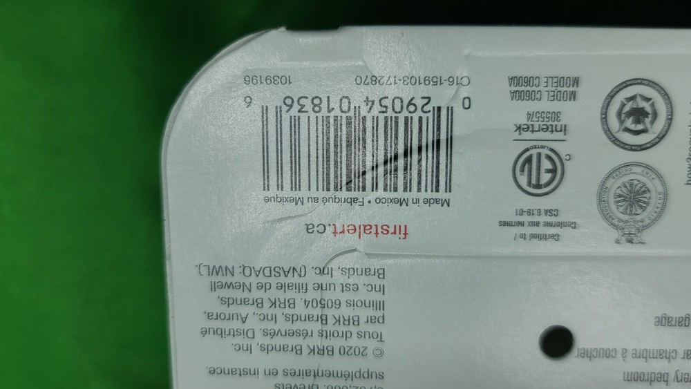 FIRST ALERT C0600 Plug-In Carbon Monoxide Detector