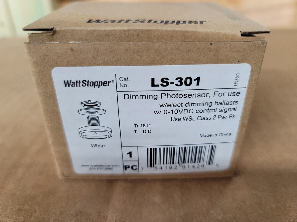 Wattstopper LS-301 Dimming Photosensor, White
