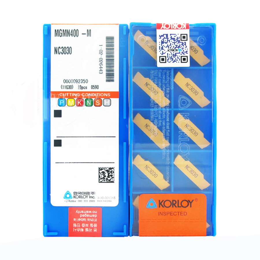 KORLOY MGMN400-M NC3030 Carbide Inserts CNC TOOL