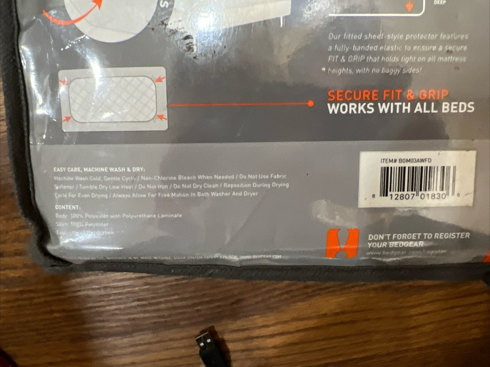 BEDGEAR Dri-Tec Performance Mattress Protector Wicking Split CALIFORNIA KING