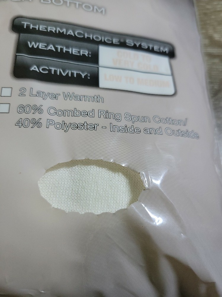 COLDPRUF® Base Layer, Women's Basic Pant – White, 2- Large. Long Underwear