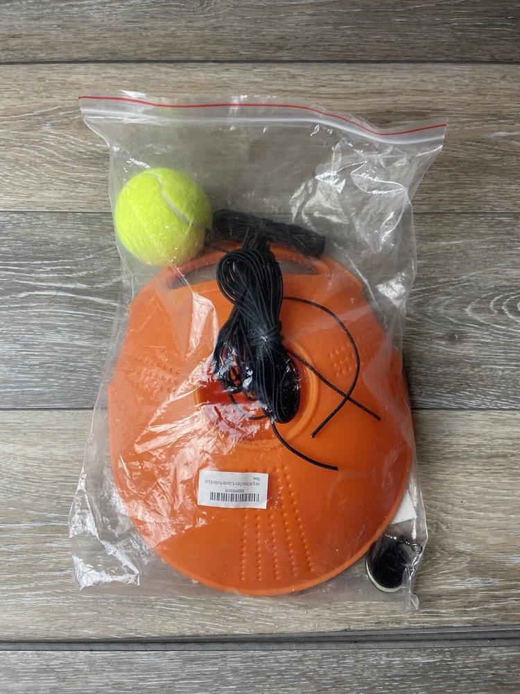Tennis Trainer Training Exercise Practice Ball Back Base Tool New